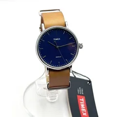 未使用 TIMEX タイメックス WEEKENDER ウィークエンダー フェアフィールド TW2P98300 ウォッチ アナログ レザー 腕時計 ネイビー ③のサムネイル