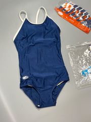 kanko Sprinter ネイビー パイピングスクール水着 Lサイズ 290 - メルカリ