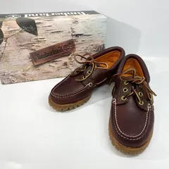 Timberland ティンバー ランド 51309 3-Eye Classic Lug デッキ シューズ 革靴 41 6.5 約23.5cm ブラウン レディース _201のサムネイル