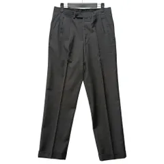 ERMENEGILDO ZEGNA エルメネジルド ゼニア 2タック スラックス パンツ チャコールグレー サイズ 44 正規品 / 55496のサムネイル