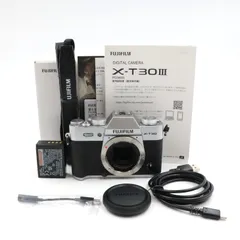 ■シャッター数3704枚!極上品■ FUJIFILM X-T30 III ボディ シルバー ミラーレス一眼カメラ 富士フィルムのサムネイル