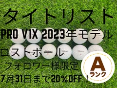PRO V1x 2023年モデル 12球 Aランク ロストボール 1ダース プリント・マーカー跡あり フォロワー様20%OFFのサムネイル