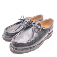 【中古】Paraboot ミカエル チロリアンシューズ MARCHE11 サイズ41 1/2 7255 ブラック パラブート[17]のサムネイル