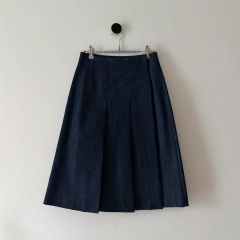 未使用・タグ付】sosotto/ソソット リネンライク切り替えプリーツ