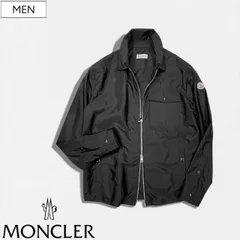 【定価134,200円(税込)】MONCLER モンクレール  絶対的な安心感を纏う大人のための“色艶ナイロンジャケット”アイコンワッペン付き ダブルジップ ブルゾン シャツジャケット ブラック  CAMICIA 国内正規品/モンクレールジャパン K10912のサムネイル