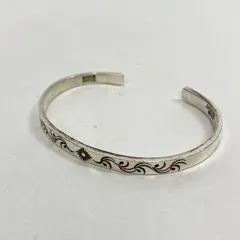 ARIZONA FREEDOM アリゾナ フリーダム アラベスク SILVER バングル 約12.8g メンズ レディース アクセサリー 日付等彫刻あり _201のサムネイル