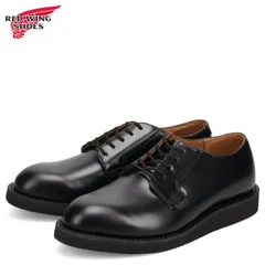 レッドウィング WING ポストマン オックスフォード シューズ メンズ 本革 Dワイズ POSTMAN OXFORD 101、BLACK CHAPA/Lのサムネイル