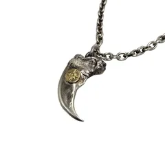 ファーストアローズ First Arrows K18付 ベアクロートップ SILVER 刻印 チェーンネックレス メンズ 表記無 のサムネイル