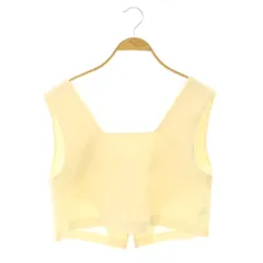 マチャット MACHATT 24SS クロップドベスト ジレ Vネック F アイボリー /CX ■OSのサムネイル
