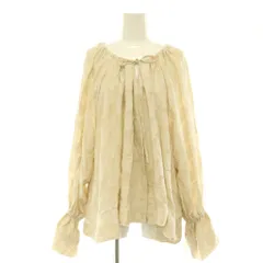 スタイリング styling/ 25SS カットジャガード2WAYブラウス 前開き S ベージュ /ES ■OSのサムネイル