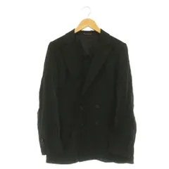 ドゥーズィエムクラス DEUXIEME CLASSE 25SS Decency ジャケット テーラード ダブル リネン 背抜き 黒 ブラック 25-010-500-7040-1-0 /CX ■OSのサムネイル