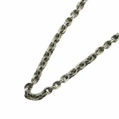クロムハーツ CHROME HEARTS PAPER CHAIN 20 ペーパーチェーン 20インチ ネックレス アクセサリー ロゴ Silver925 シルバー色 ■GY62 /MQ ☆AA★のサムネイル