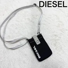 DIESEL ディーゼル ミニポーチ ショルダーストラップ付き ブラックのサムネイル