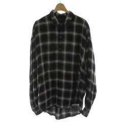 リサウンドクロージング RESOUND CLOTHING JOHNNY SHIRT シャツ 2 黒 長袖 チェック柄 RC19-SH-004 /GG48のサムネイル