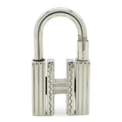 HERMES エルメス トゥアレグ カデナ パドロック 南京錠 鍵 カギ チャーム ペンダントトップ ヘッド キーホルダー シルバー金具のサムネイル