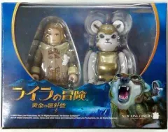 【中古】フィギュア KUBRICK ライラ & BE@RBRICK -ベアブリック- イオレク(2体セット) 「ライラの冒険 黄金の羅針盤」 キューブリックNo.233&BE@RBRICK -ベアブリック- No.000GCのサムネイル