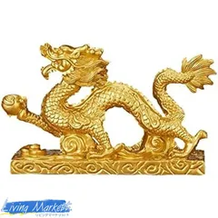 龍 置物 龍の置物 昇運金龍 風水グッズ 金運アップ 招福 干支 縁起物 辰 置物 龍 たつ りゅう 樹脂製 正月飾り 2024年 CZW78P252のサムネイル