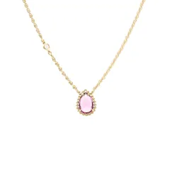 ブシュロン(Boucheron) K18ピンクゴールド(K18PG) ダイヤモンド,ガーネット メンズ,レディース ファッション ペンダントネックレス (ピンクゴールド(PG)) セルパンボエム ペンダント エクストラスモール JPN00629のサムネイル