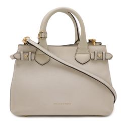 超希少 美品 Burberry バナー ミディアム ホワイト トートバッグ