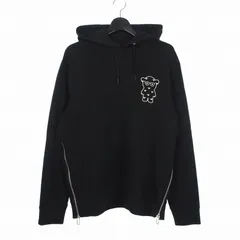 エンポリオアルマーニ EMPORIO ARMANI MANGABEAR マンガベア サイドジップ フーディー パーカー L ブラック 黒のサムネイル