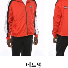 VETEMENTS ヴェトモン ジャケット バーコードパッチ トラックジャージ ジッパーアップ スウェットシャツ ファブリック スウェットシャツ レッド XLのサムネイル