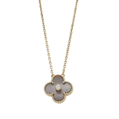 Van Cleef & Arpels ヴァン クリーフ & アーペル ヴィンテージ アルハンブラ ネックレス ブラックシェル 限定品 VCAR05SX00のサムネイル