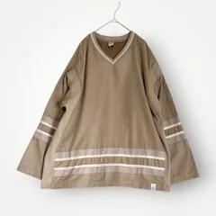 マジックスティック　MAGIC STICK　GAME SHIRT　ゲームシャツ　Vネック長袖カットソー　ベージュのサムネイル