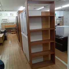 ★★★関東地域限定販売★★★ ★リユースのサカイつくば店★ 良品計画 オープンシェルフ　シェルフユニット　オープンラック　無印良品　 幅約82cm×高さ約200cm×奥行き約29cm 天然木 管理0706-08のサムネイル