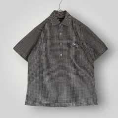 アクアスキュータム　Aquascutum　プルオーバー　チェック　半袖シャツ　コットンのサムネイル
