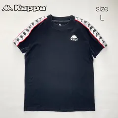 Kappa カッパ 半袖 Tシャツ ブラック ロゴテープ Lサイズのサムネイル