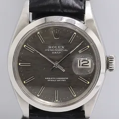 稼働 ロレックス オイスターパーペチュアル デイト 1500 2732280 手巻き デイト グレー文字盤 メンズ腕時計 0001540 6JWT MYT ABC26057のサムネイル