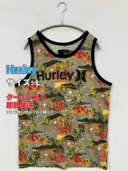 Hurley ハーレー タンクトップ L グレー 花柄・ボタニカル柄 ブランドロゴ その他総柄 カップなし メンズ レディースのサムネイル