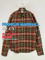 FRANKLIN MARSHALL フランクリンマーシャル シャツ/ブラウス S コットン チェック柄 ミドル丈 長袖 ボタンダウン メンズのサムネイル