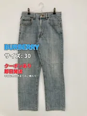 BURBERRY バーバリー デニムパンツ 30 ブルー フルレングス 無地 スタンダード ストレート レギュラー ヴィンテージ メンズのサムネイル