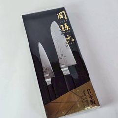 貝印 関孫六 ダマスカス包丁3点セット 限定デザインお箸付 - メルカリ