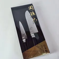 貝印 関孫六 ダマスカス模様 三徳包丁 ペティナイフ 2点セット 包丁 ナイフのサムネイル