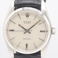 稼働 ロレックス オイスター プレシジョン 6426 3494660 手巻き シルバー文字盤 メンズ腕時計 5254920 6PRT MYT ABC25700のサムネイル