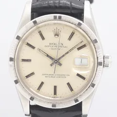 稼働 ロレックス オイスターパーペチュアルデイト 15010 AT/自動巻 シャンパンゴールド文字盤 メンズ腕時計 5929440 6PRT MYT ABC25699のサムネイル