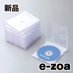 ELECOM  エレコム Blu-ray/DVD/CDプラケース ホワイト CCD-JSCN10WH (2358850)のサムネイル