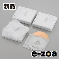 ELECOM  エレコム Blu-ray・CD・DVD対応不織布ケース 2穴 ホワイト CCDNBWB240WH (2408595)のサムネイル