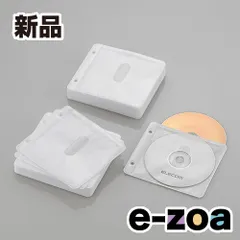 ELECOM  エレコム Blu-ray・CD・DVD対応不織布ケース 2穴 ホワイト CCD-NBWB120WH (2404108)のサムネイル