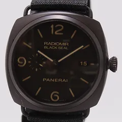 良品 稼働 パネライ ラジオミール PAM00505 コンポジット デイト AT/自動巻 ブラック文字盤 メンズ腕時計 0003630 6JWT MTM ABC25868のサムネイル