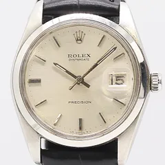 良品 稼働 ロレックス オイスターデイト プレシジョン 6694 5125353 手巻き シャンパン文字盤 メンズ腕時計 2945520 6DIT MYT ABC26017のサムネイル