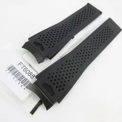 タグホイヤー TAG HEUER 純正 ラバーベルト バンド FT6088 ラグ幅21mm 尾錠幅19mm ブラック 黒 カレラ 腕時計 ウォッチ 付属品のサムネイル