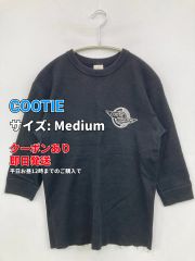 COOTIE☆ネイティブ ストライプ 長袖ワークシャツ 黒青 L クーティー