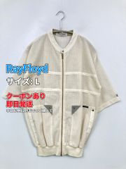 RayFloyd トップス L アイボリー 無地 ワンポイント ミドル丈 メンズ