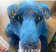 狼 犬 猫 着ぐるみ ヘッド ケモノ ファースーツ ぬいぐるみ コスプレ コスチューム Kurumi 一点物 D159のサムネイル