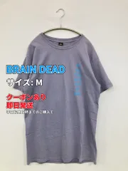 BRAIN DEAD ブレインデッド Tシャツ/カットソー M パープル 前面プリント バックプリント ミドル丈 半袖 クルーネック(丸首) メンズのサムネイル