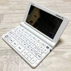 CASIO EX-word 電子辞書 ホワイト ケース付き - メルカリ