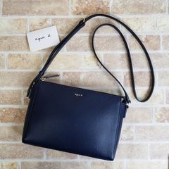 美品】✨アニエスベー✨ PAS13-10 レザーショルダーバッグ 黒 - メルカリ